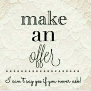 All offers are welcome!!!💕💕